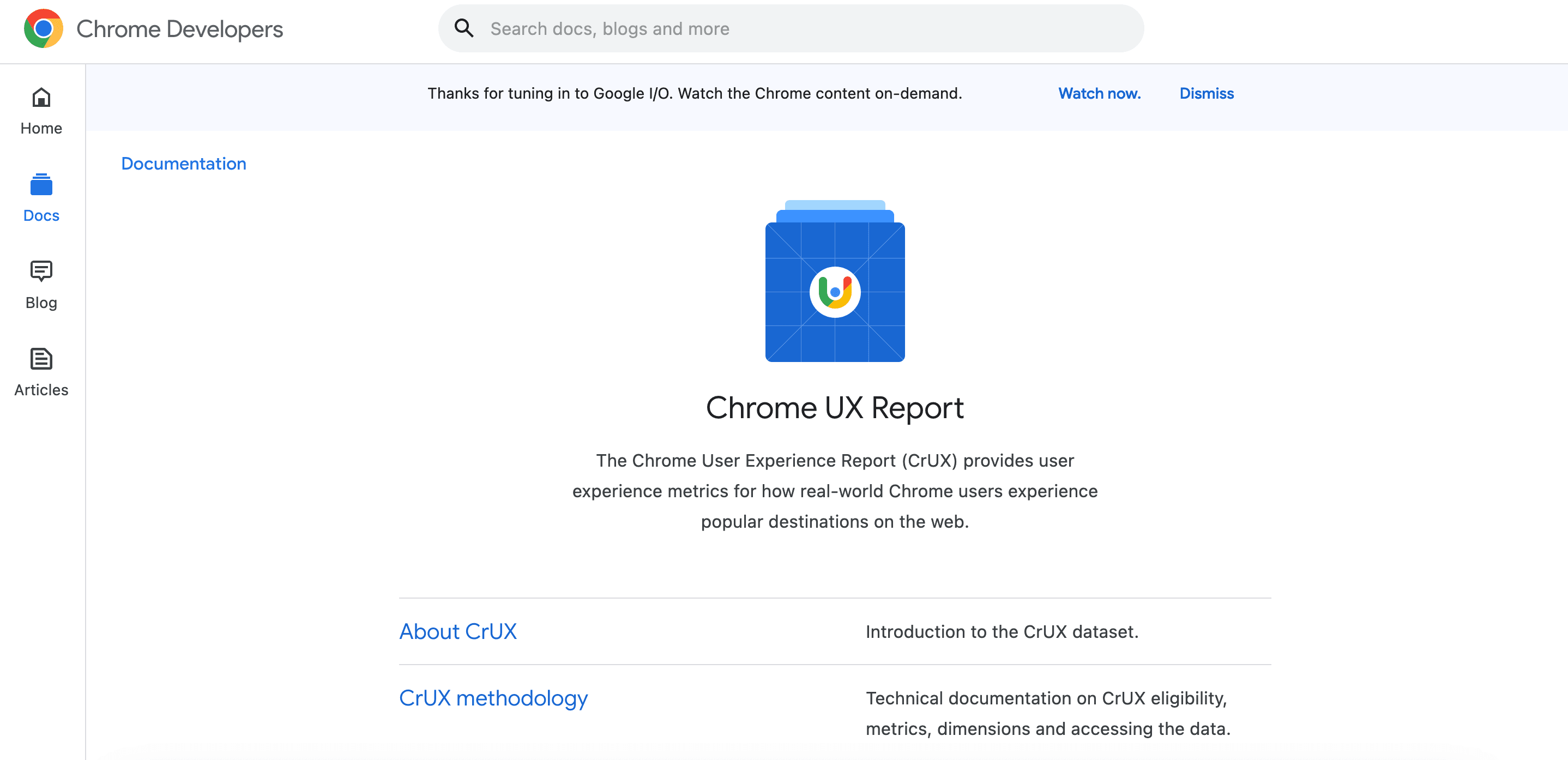 Chrome User Experience Report (CrUX)