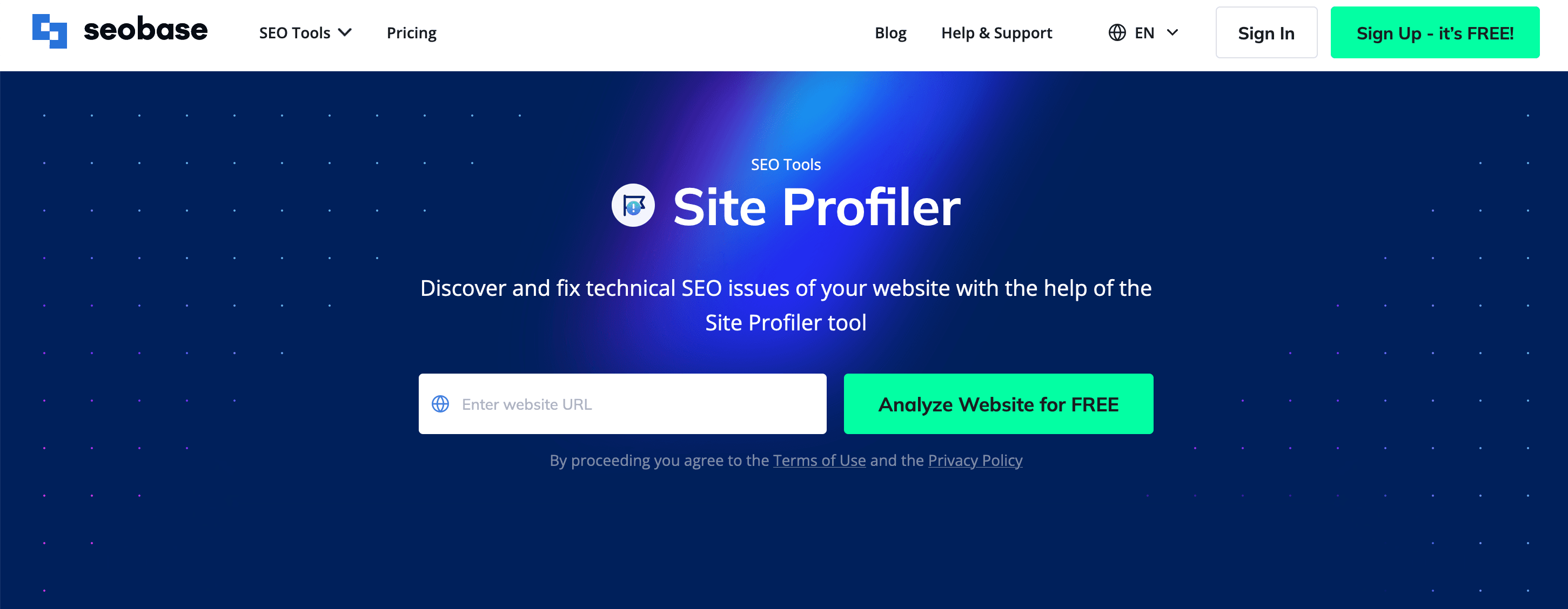 best site profiler tool 